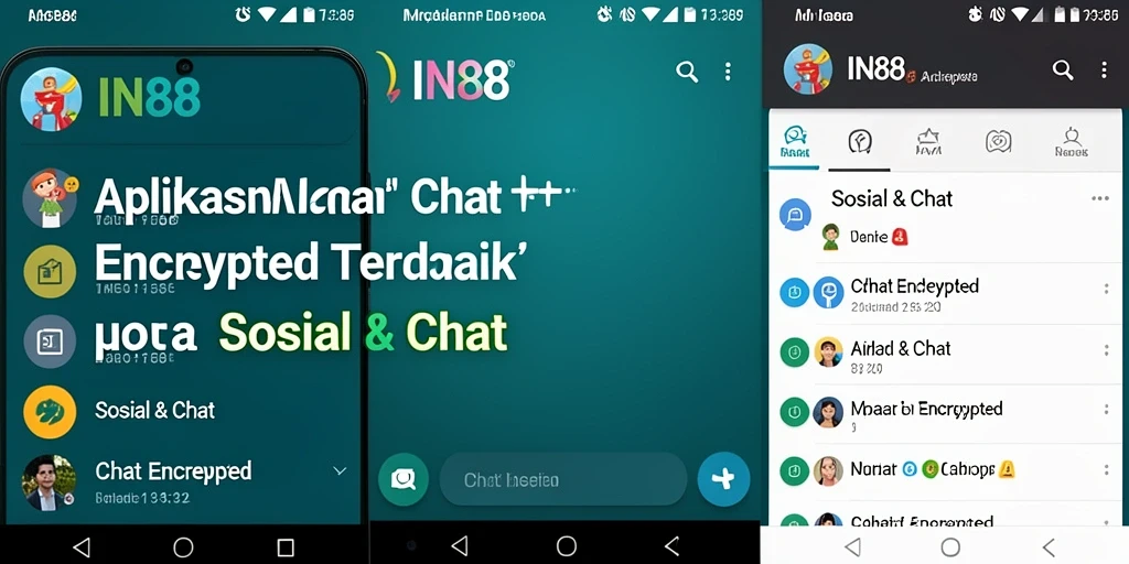 Antarmuka IN88 yang simple dan fungsional untuk Chat Encrypted.